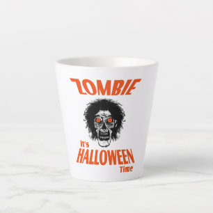 Halloween Time Zombie Face Milchtasse