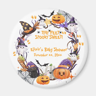Halloween Tiny Feet, sprichwörtlich süße Babydusch Magnet