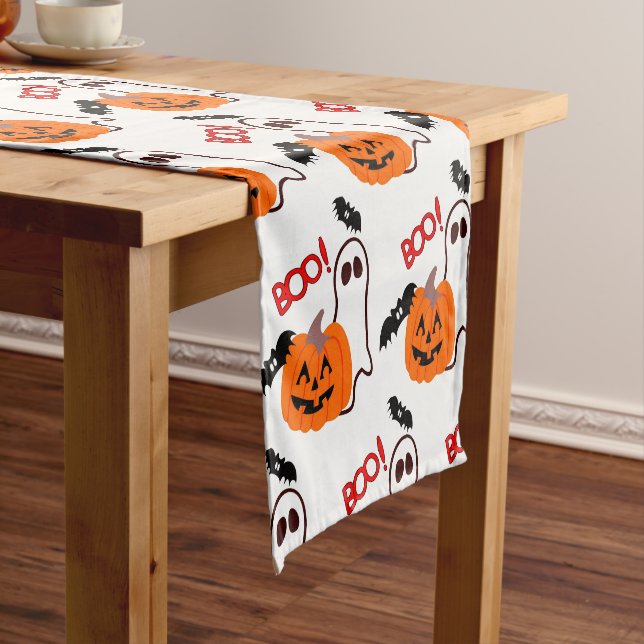 Halloween-Tischläufer Kurzer Tischläufer (Beispiel)