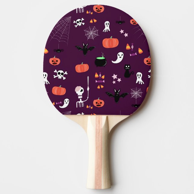 Halloween Tischtennis Schläger (Vorderseite)
