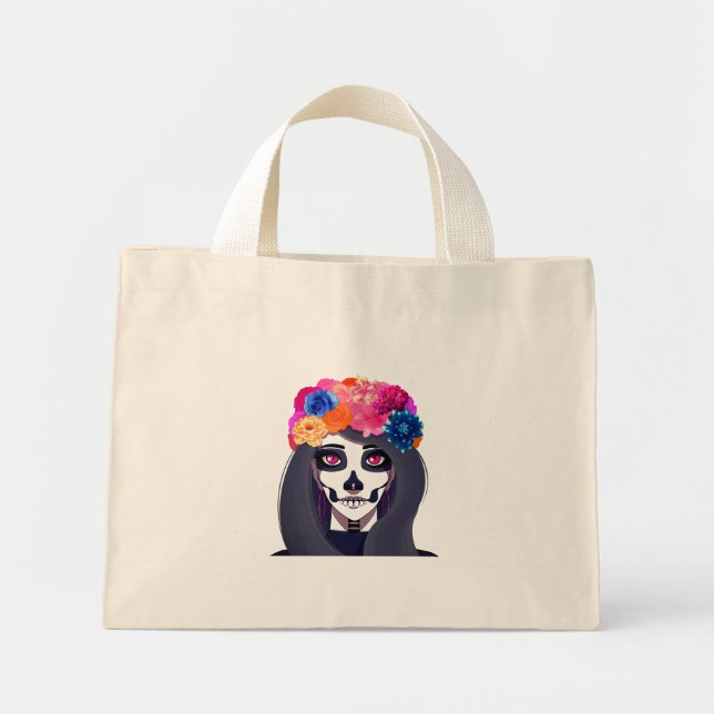 Halloween Tote Bag Mini Stoffbeutel (Vorne)
