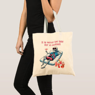 Halloween Tote Bag - Skelett Tragetasche