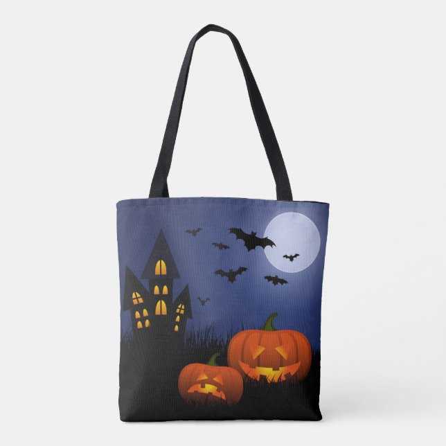 Halloween Tote Bag Tasche (Rückseite)