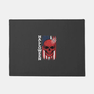 Halloween-Totenkopf-Flagge Vektor-Design_1 Fußmatte