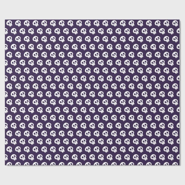 Halloween-Totenkopf Geschenkpapier (Flach)