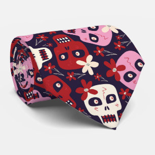 Halloween-Totenkopf Krawatte