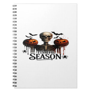 Halloween-Totenkopf-Skelett Notizblock