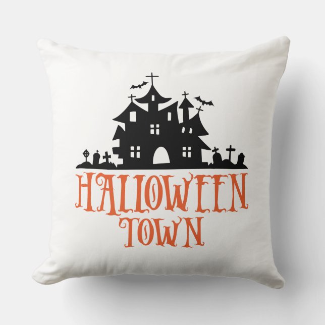 Halloween Town Kissen (Vorderseite)