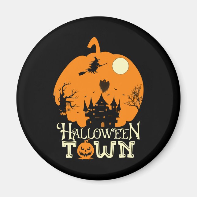 Halloween Town Magnet (Vorne)