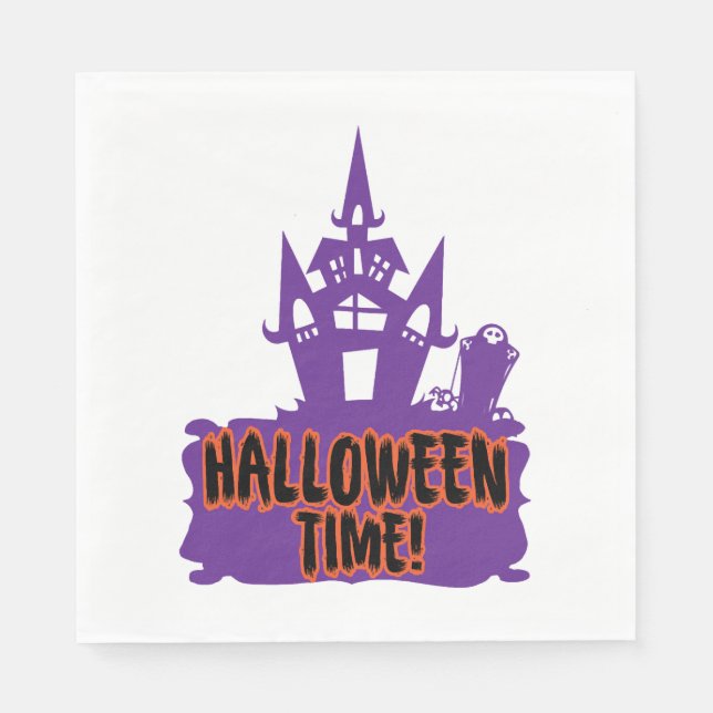 Halloween Town Serviette (Vorderseite)