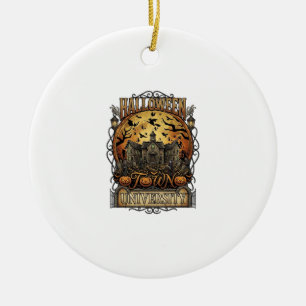 Halloween Town Universität Spukhaus Gruselig C Keramik Ornament