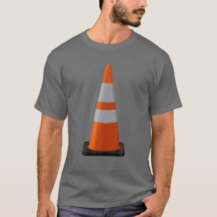 Halloween Traffic Cone Funny Simple Safety T-Shirt