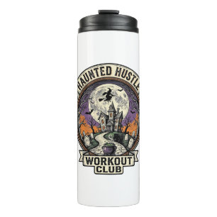 Halloween-Trainingshemd Haunted Hustle Gravur A Thermosbecher