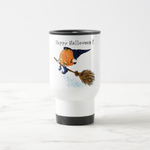 Halloween Travel Mug Hexenkürbis Reisebecher