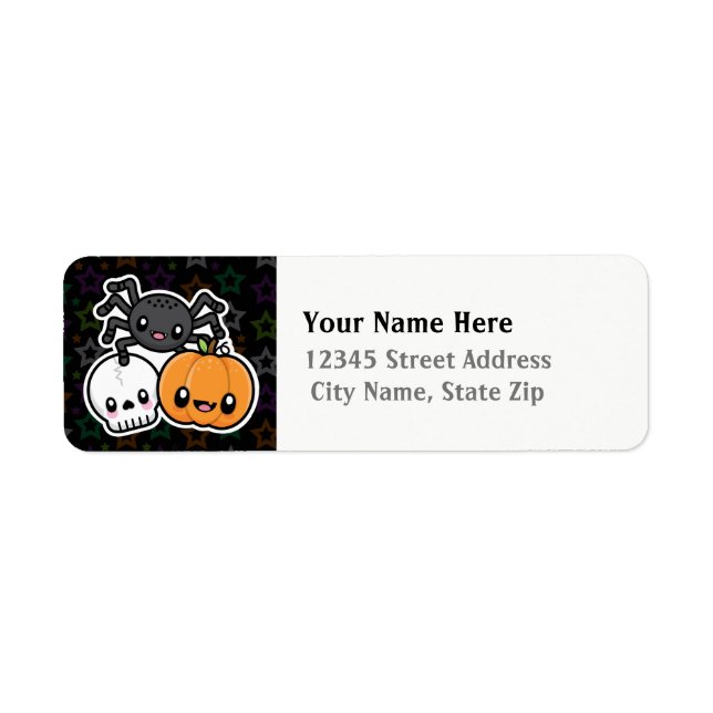 Halloween Treats return address labels (Vorne)