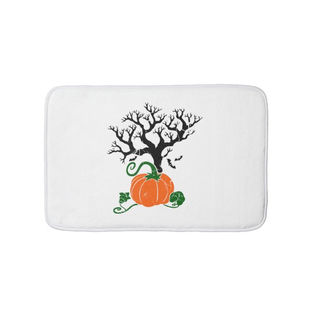 Halloween tree Fall Shirts Halloween Sweatshirt Badematte (Vorderseite)
