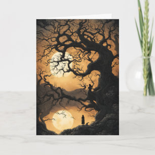 Halloween Tree Karte