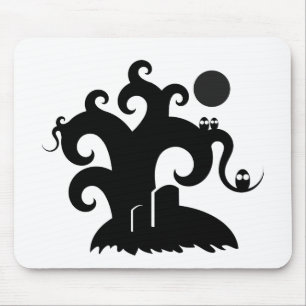 Halloween Tree Mousepad