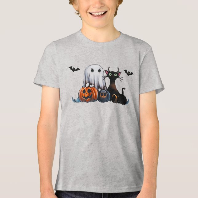 Halloween Tri-Blend Shirt (Vorderseite)