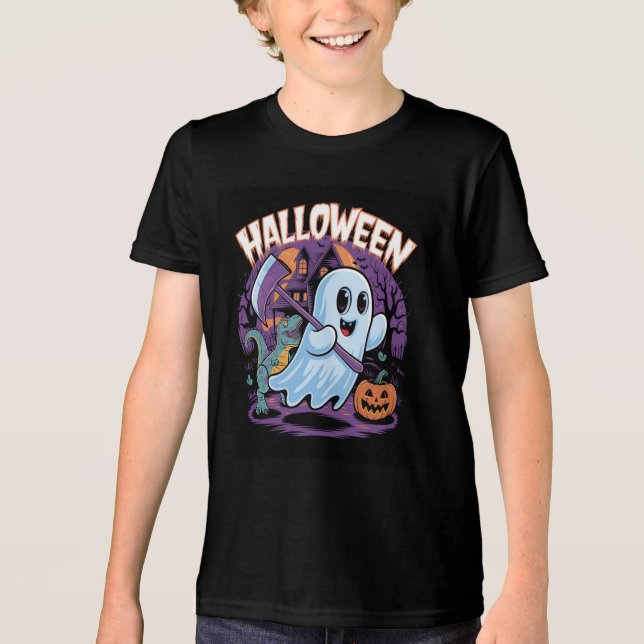 Halloween Tri-Blend Shirt (Vorderseite)