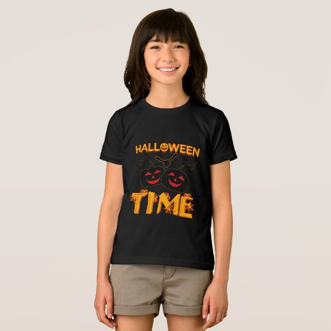 Halloween Tri-Blend Shirt (Vorderseite Voll)