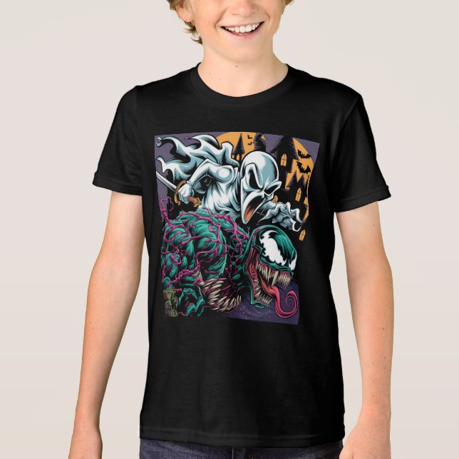Halloween Tri-Blend Shirt (Vorderseite)
