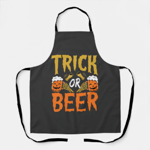 Halloween Trick oder Bier Skeletthände Schürze