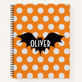 Halloween-Trick oder personalisierte Monogramm beh Notizbuch