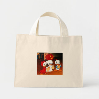 Halloween-Trick oder -Taschen Mini Stoffbeutel