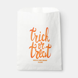 Halloween-Trick oder Treat Baby-Dusche Geschenktütchen