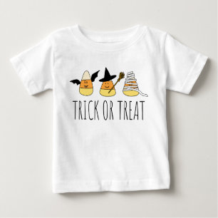Halloween Trick oder Treat Candy Corn Baby T-shirt