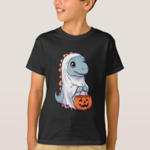 Halloween Trick oder Treat Dinosaur T-rex Ghost
