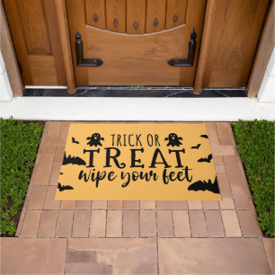 Halloween Trick oder Treat Door Mat - Wischen Sie Fußmatte