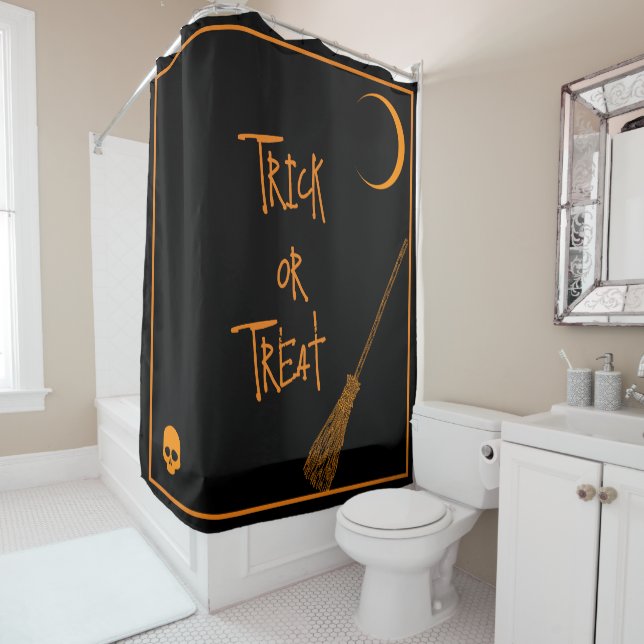 Halloween Trick oder Treat Duschvorhang (Beispiel)