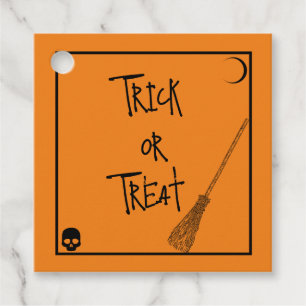 Halloween Trick oder Treat Favor Geschenkanhänger