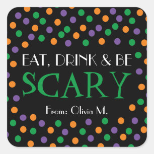 Halloween Trick oder Treat Favor Sticker