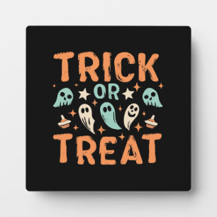 Halloween Trick oder Treat Fotoplatte
