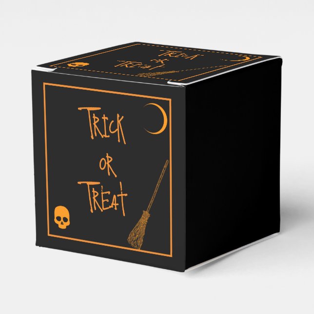 Halloween Trick oder Treat Geschenkschachtel (Vorderseite)
