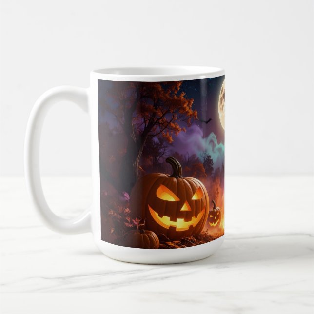 Halloween Trick oder Treat Kaffeetasse (Links)