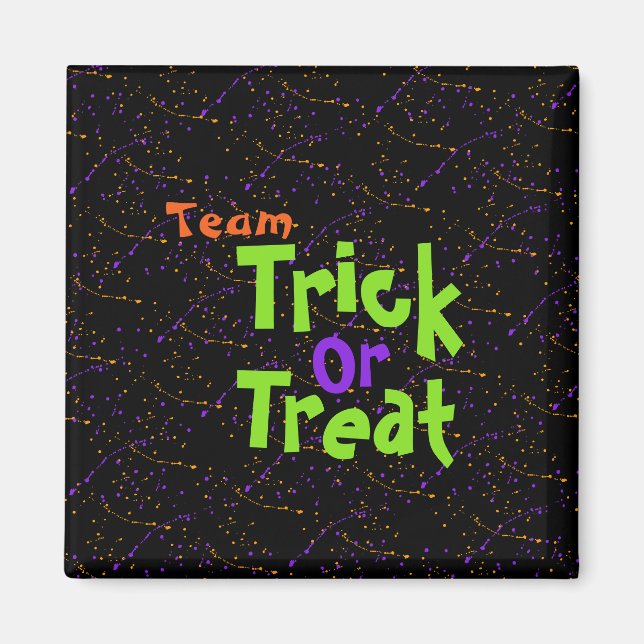 Halloween / Trick oder Treat / Magnet (Vorne)