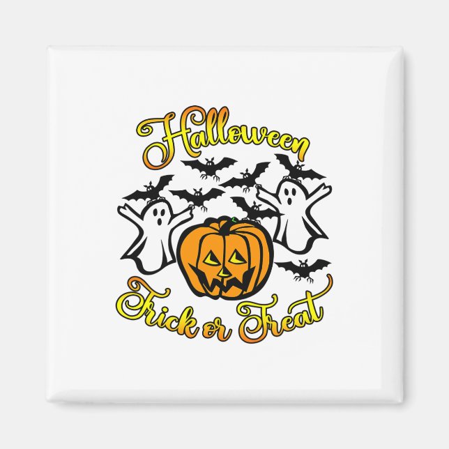 Halloween Trick oder Treat Magnet (Vorne)