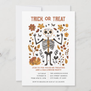 Halloween-Trick oder Treat-Party Einladung