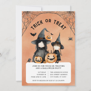 Halloween-Trick oder Treat-Party Einladung
