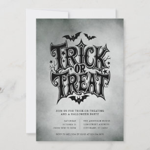 Halloween Trick oder Treat-Party Einladungen