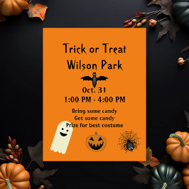 Halloween Trick oder Treat Party Flyer