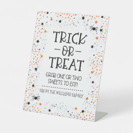 Halloween Trick oder Treat Party Table Sign Sockelschild