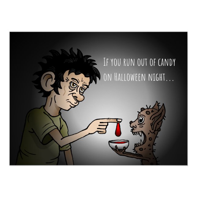 Halloween Trick oder Treat Poster (Vorderseite)