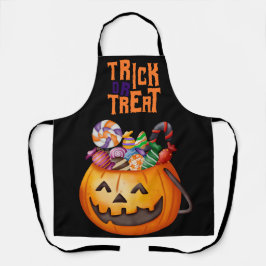 Halloween Trick oder Treat Pumpkin Schürze