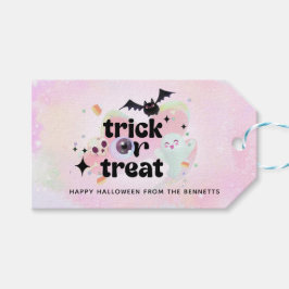 Halloween Trick oder Treat sprichwörtliche Geschen Geschenkanhänger