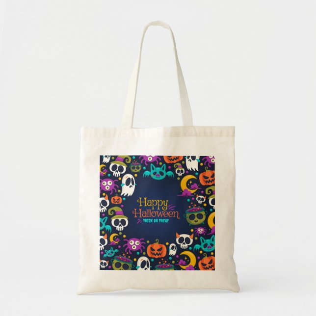 Halloween Trick oder Treat Tote Bag Tragetasche (Vorne)